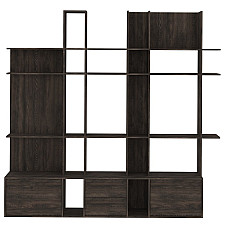 Стелаж Дублін 240 2D2S Каштан авердонна мінк Гербор (Gerbor) Україна